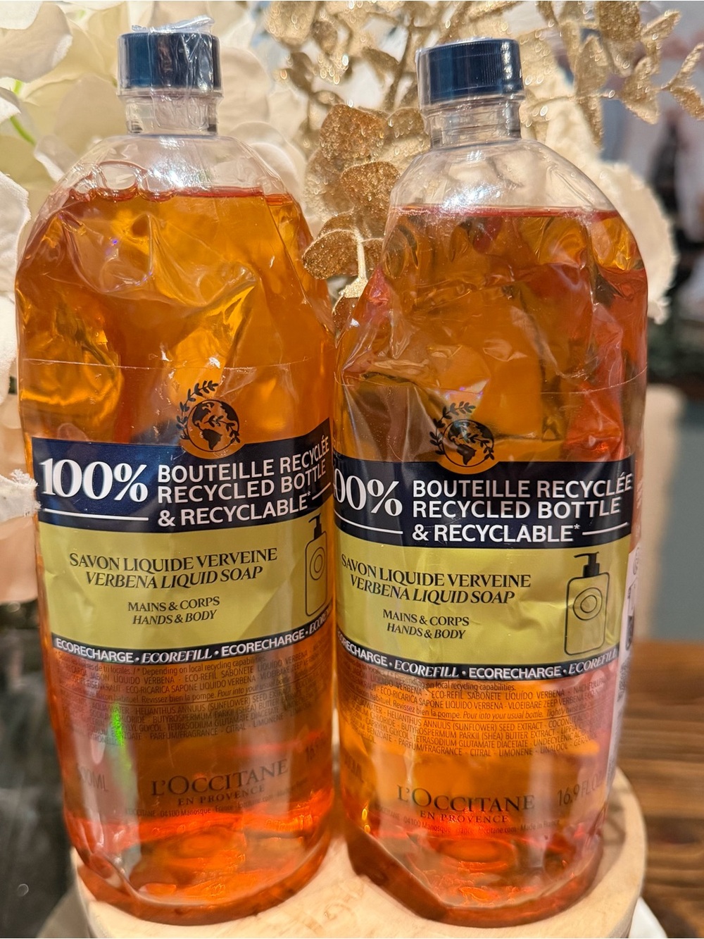 L'OCCITANE Verbena Liquid Soap Refill Duo 16.9 fl oz each L’Occitane hand & body - Picture 2 of 10